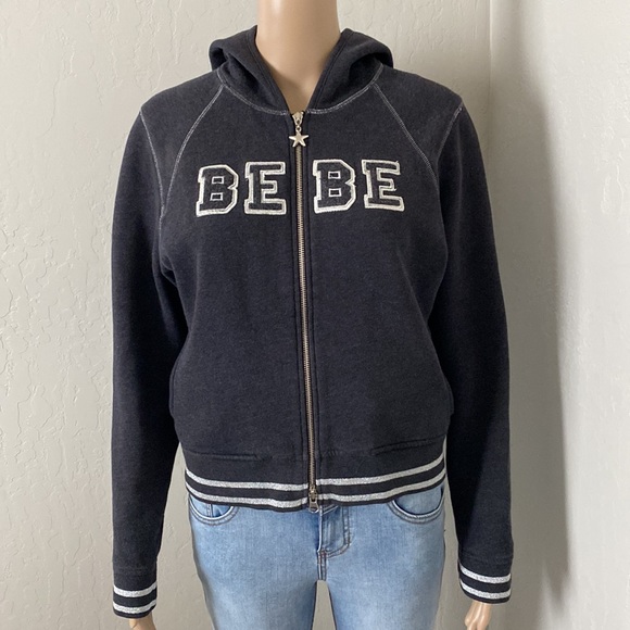 Bebe Sport Logo Zip-Up Hoodie / Small - Picture 4 of 15